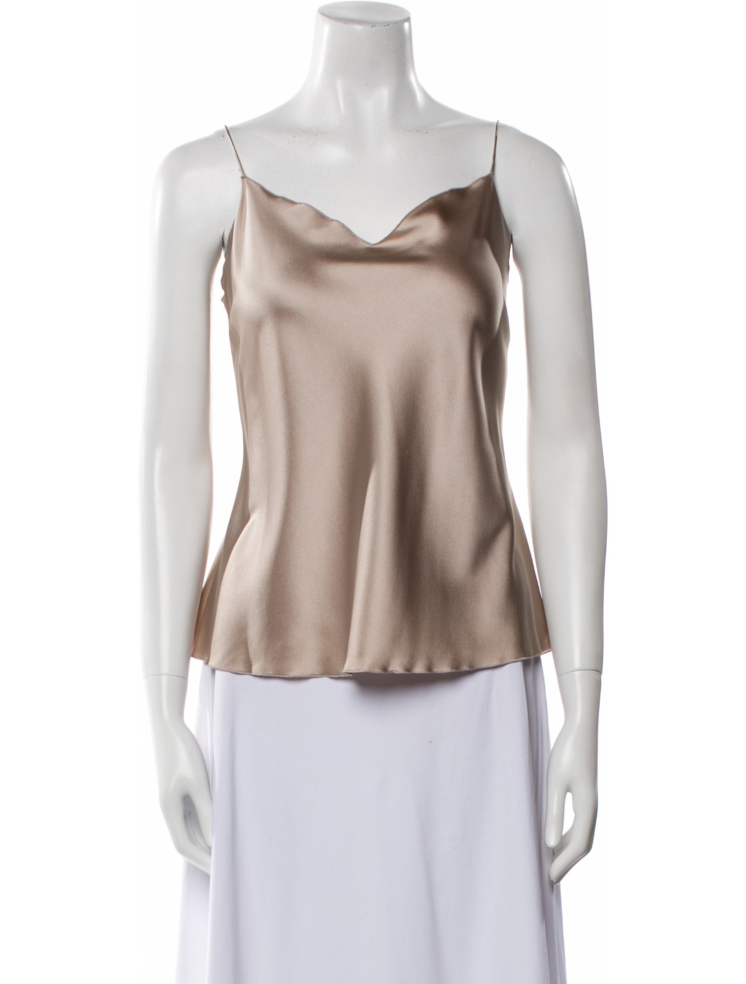 Leggiadro Silk V-Neck Top