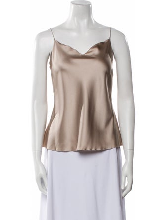 Leggiadro Silk V-Neck Top