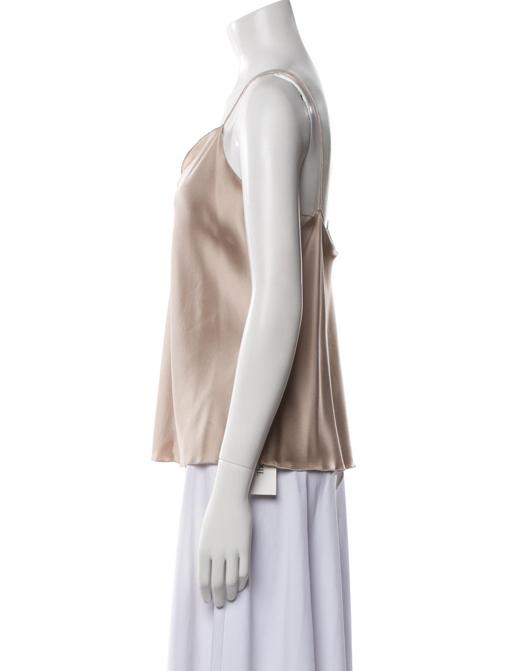 Leggiadro Silk Cowl Neck Top