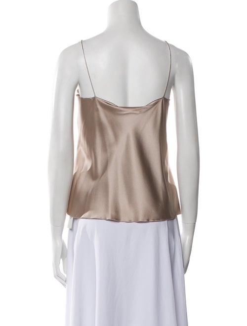 Leggiadro Silk Cowl Neck Top