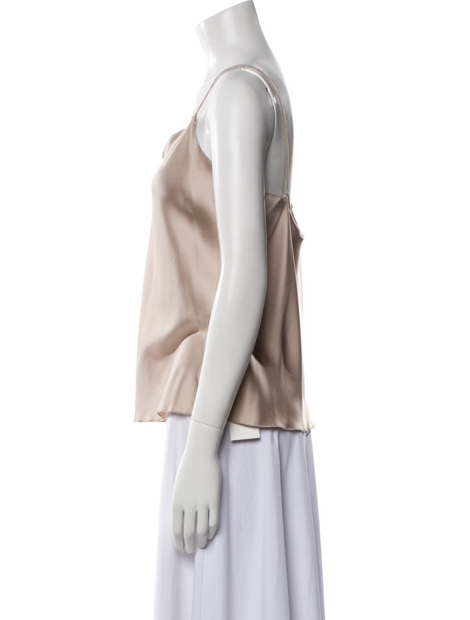 Leggiadro Silk Cowl Neck Top