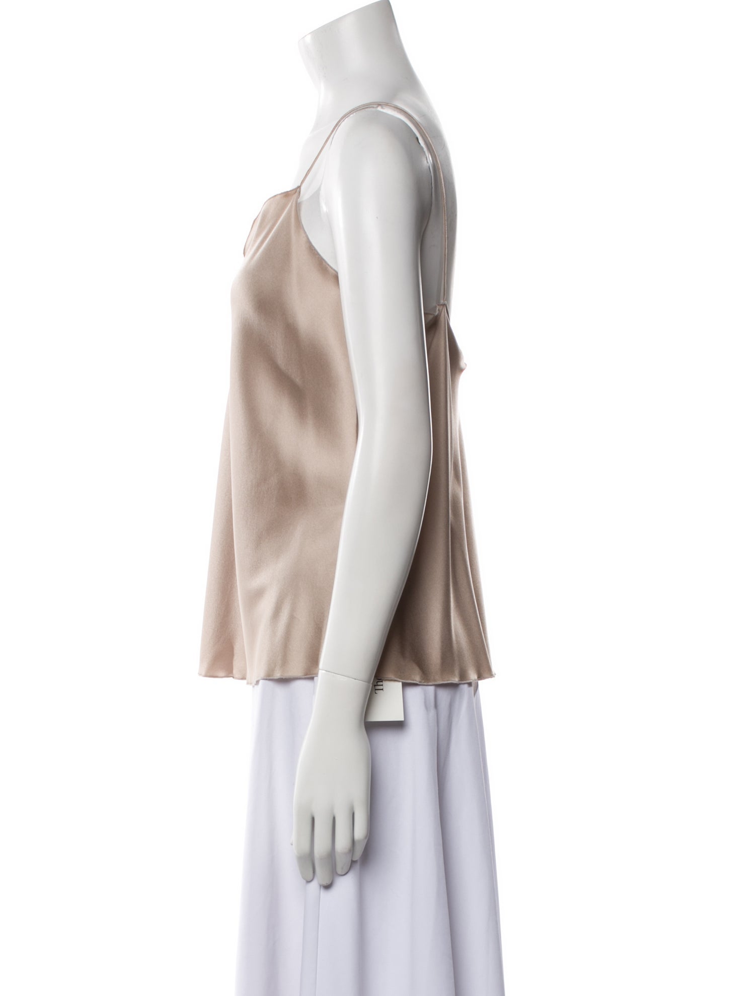 Leggiadro Silk Cowl Neck Top