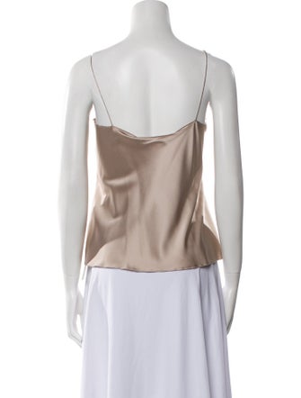 Leggiadro Silk Cowl Neck Top