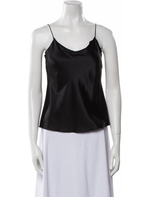 Leggiadro Silk Scoop Neck Top