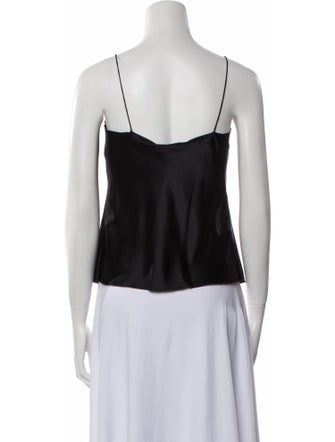 Leggiadro Silk Scoop Neck Top