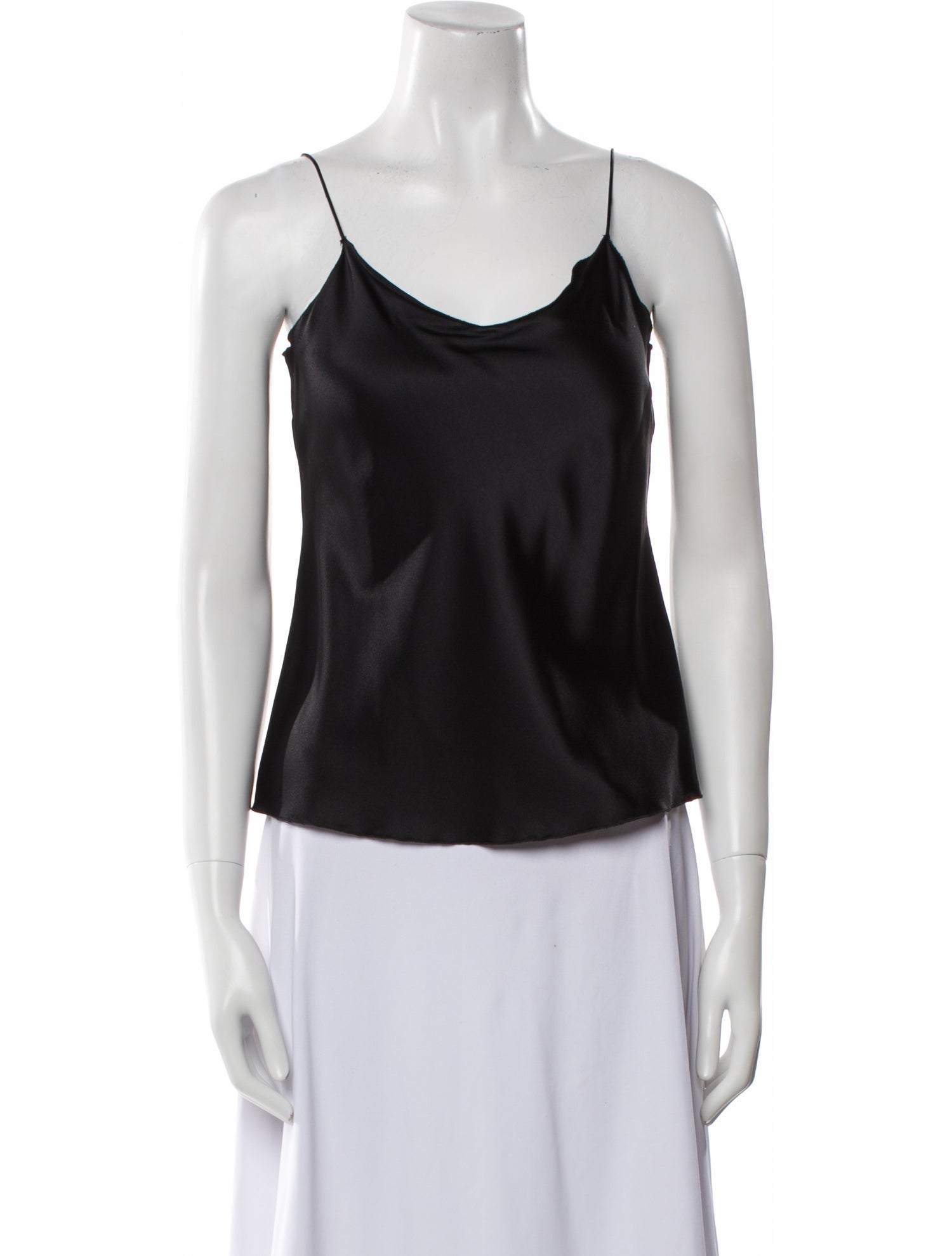 Leggiadro Silk Scoop Neck Top