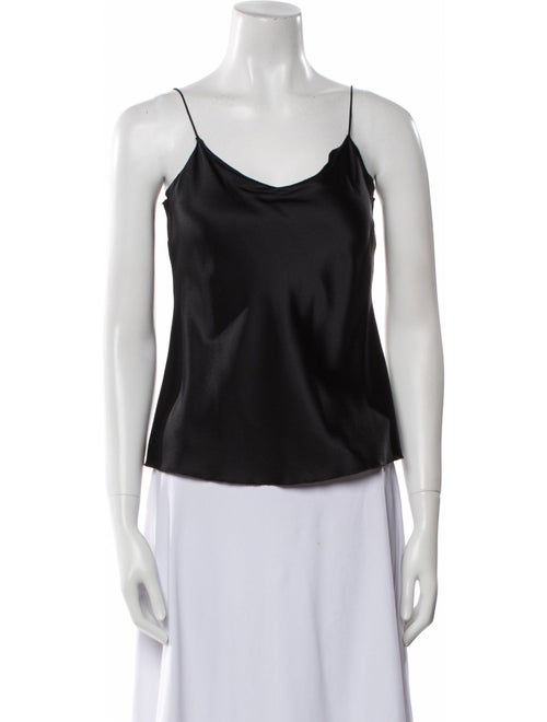 Leggiadro Silk Scoop Neck Top