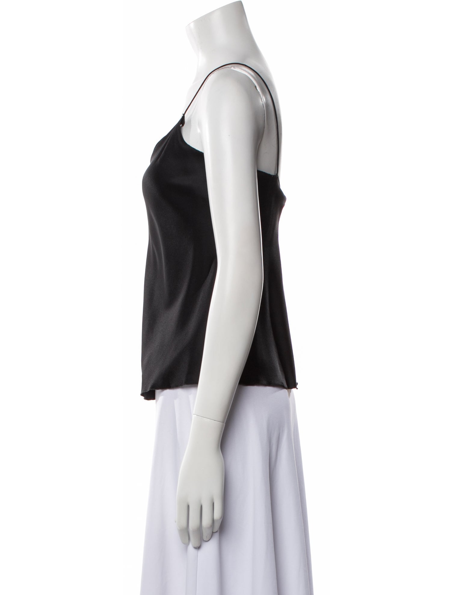 Leggiadro Silk Scoop Neck Top