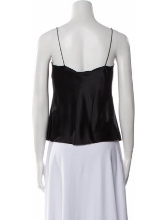 Leggiadro Silk Scoop Neck Top