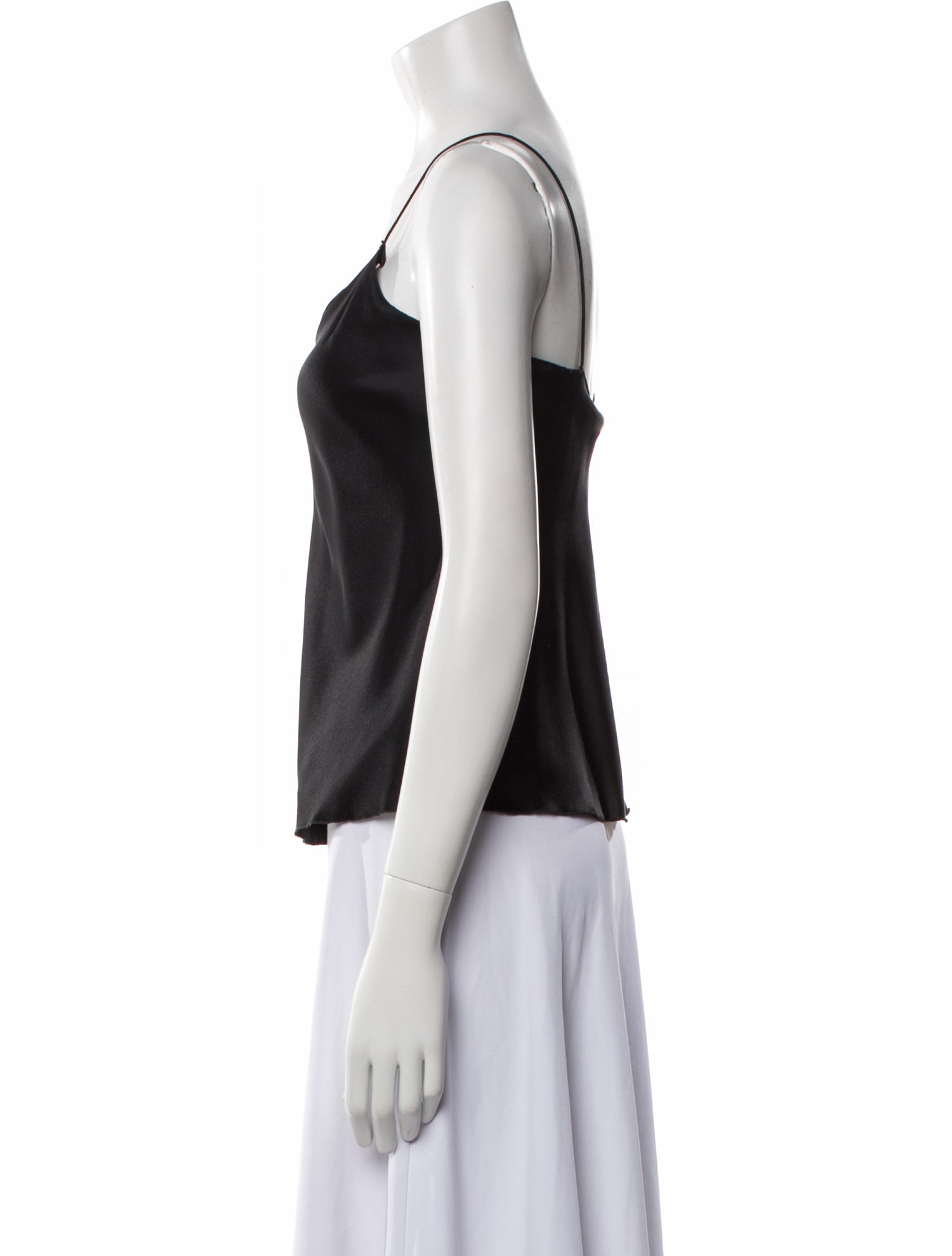 Leggiadro Silk Scoop Neck Top