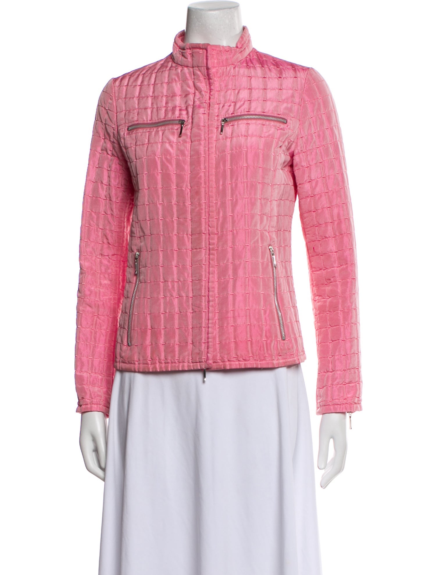 Leggiadro Silk Tweed Pattern Jacket