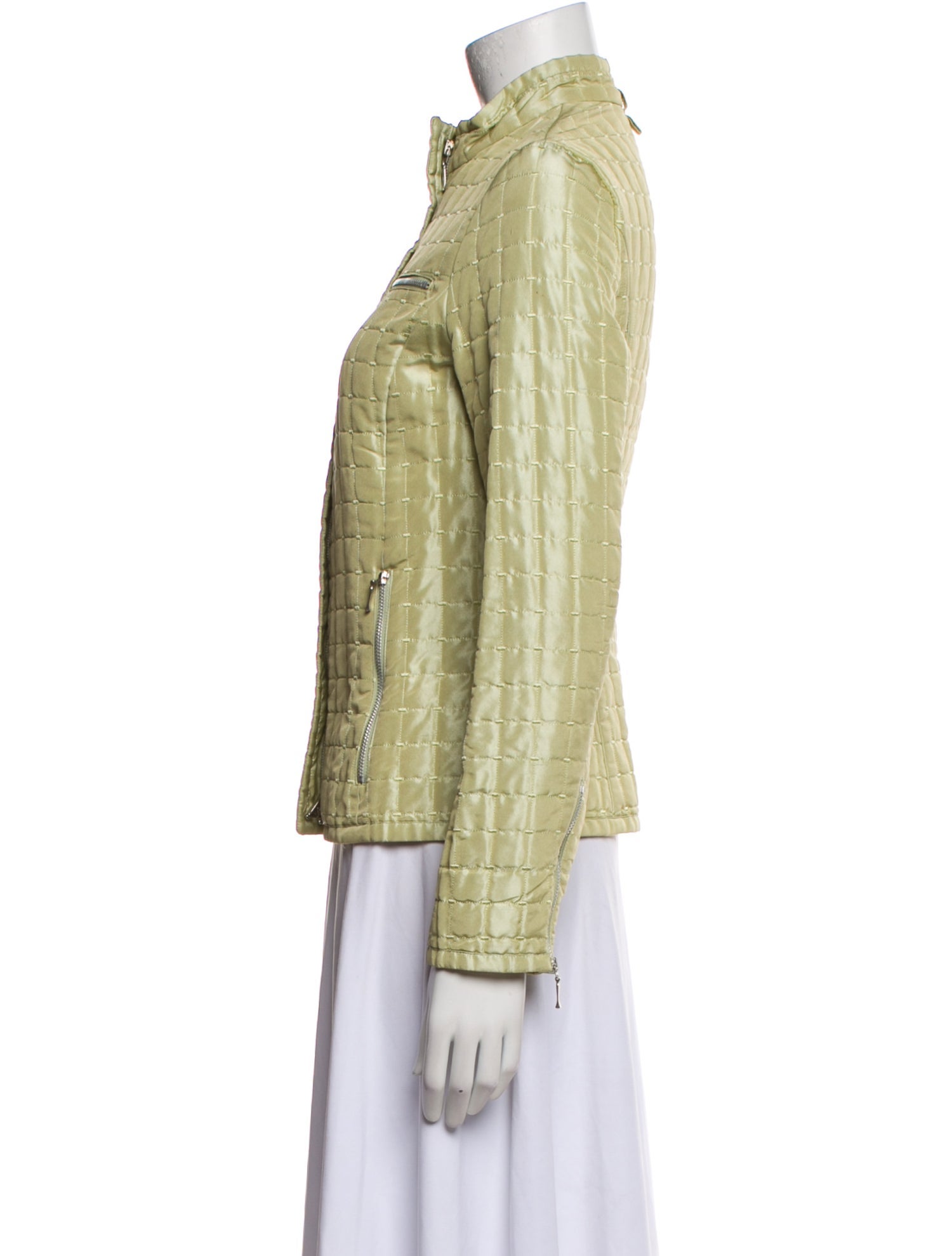 Leggiadro Silk Printed Jacket