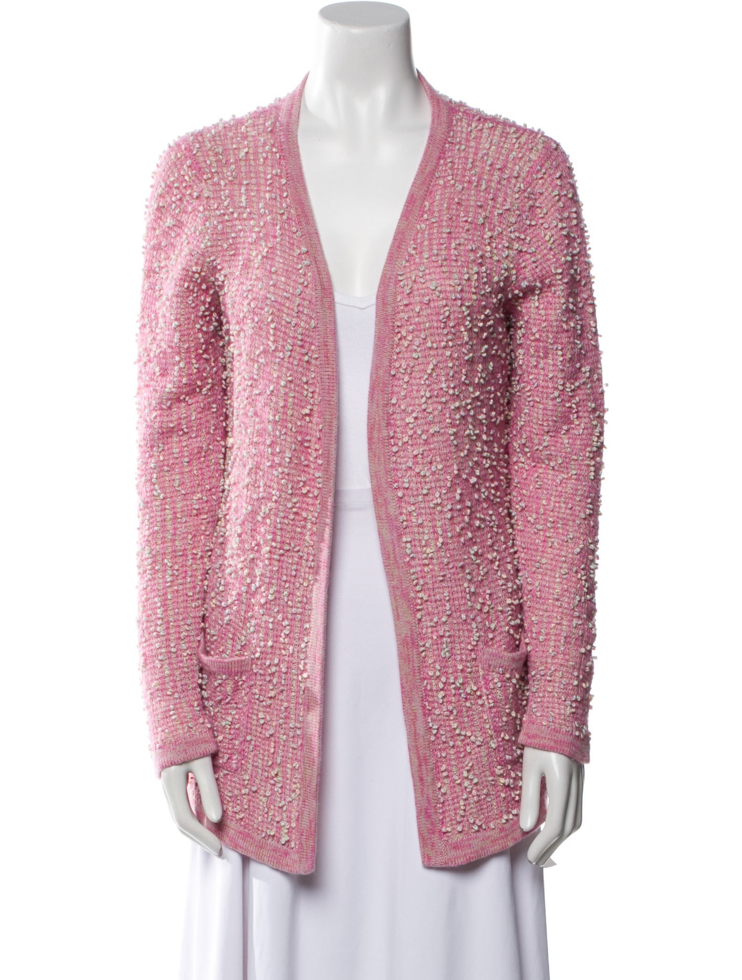 Leggiadro Cashmere Open Front Sweater