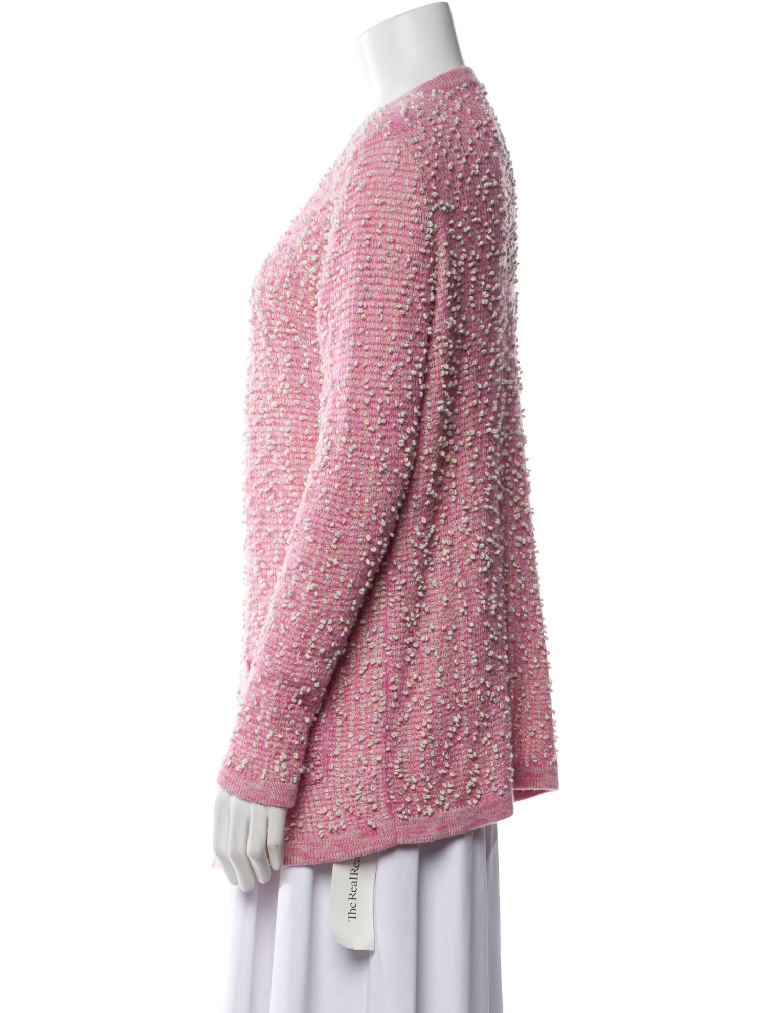 Leggiadro Cashmere Open Front Sweater