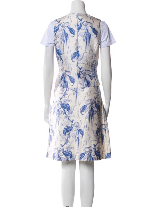 Leggiadro Silk Printed Skirt Set