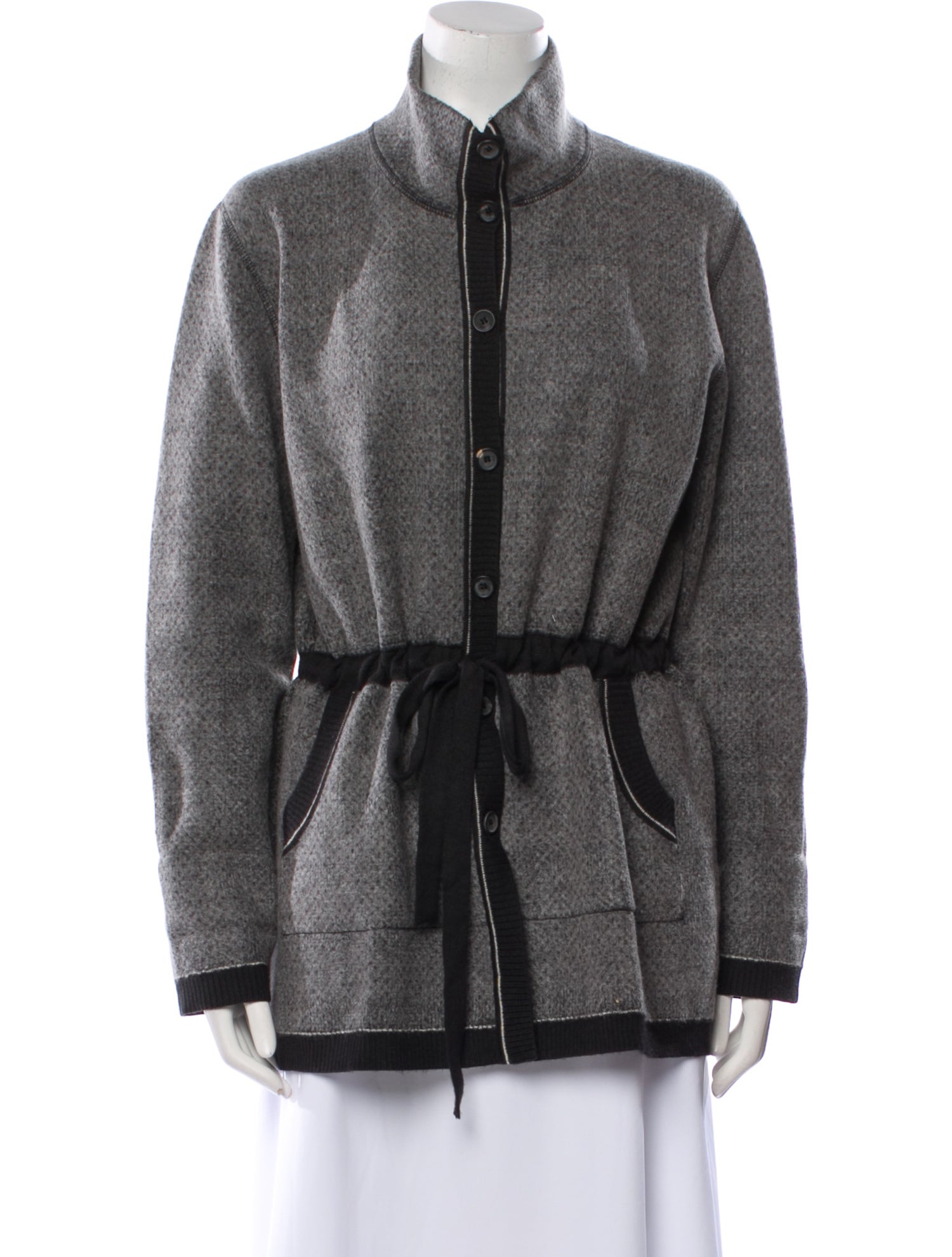 Leggiadro Cashmere Colorblock Pattern Sweater