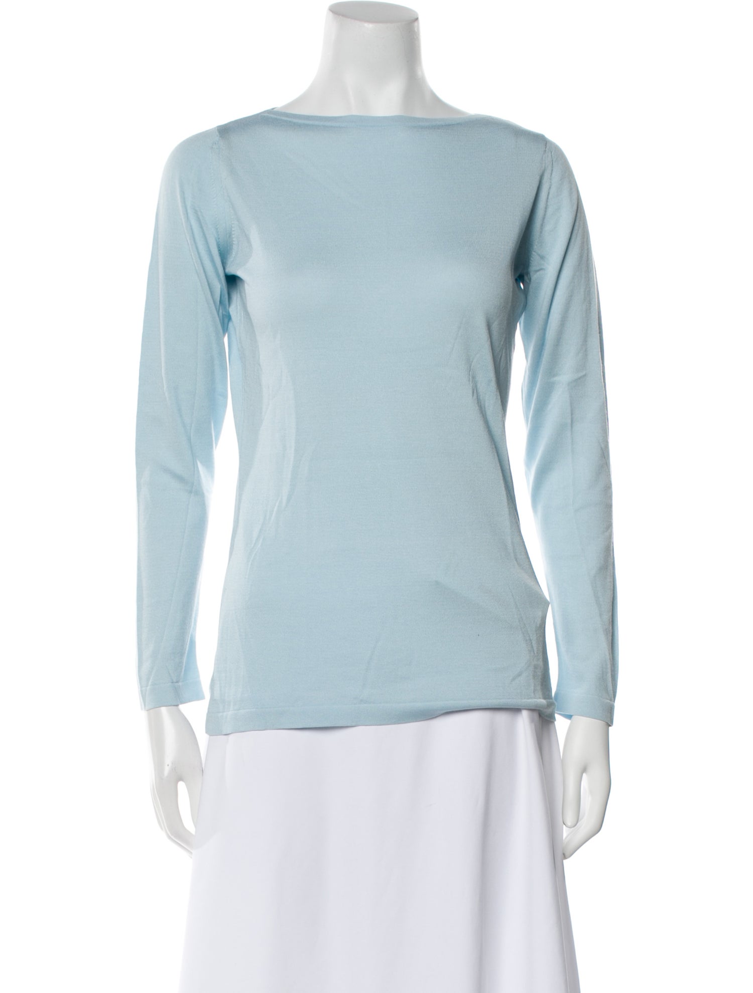 Leggiadro Bateau Neckline Long Sleeve Sweatshirt w/ Tags