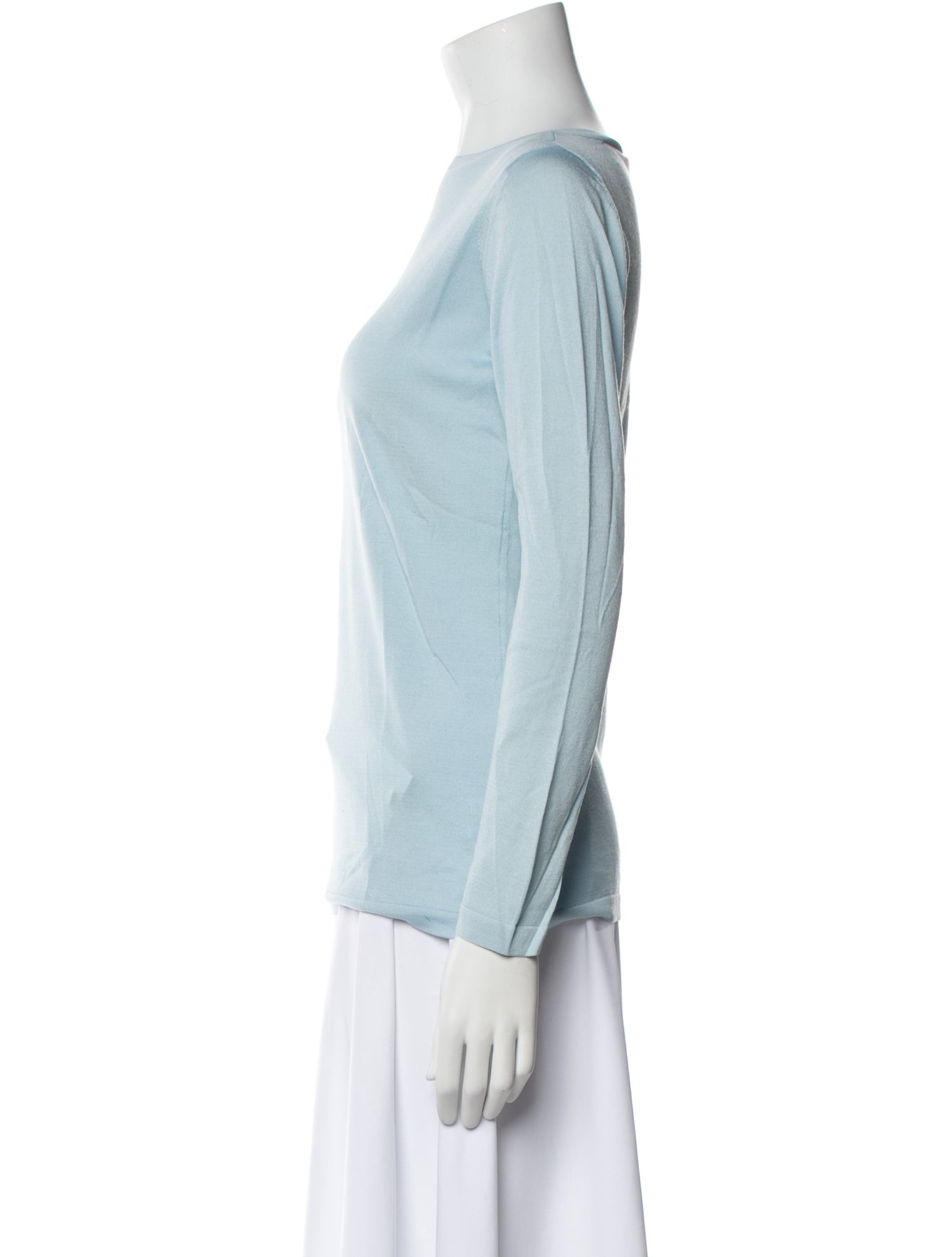 Leggiadro Bateau Neckline Long Sleeve Sweatshirt w/ Tags