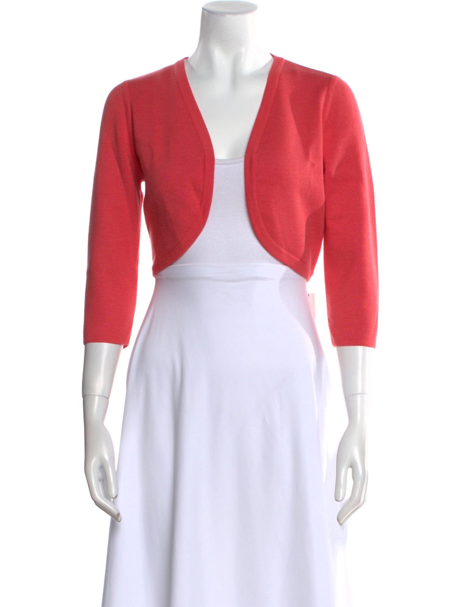 Leggiadro Virgin Wool Open Front Sweater w/ Tags