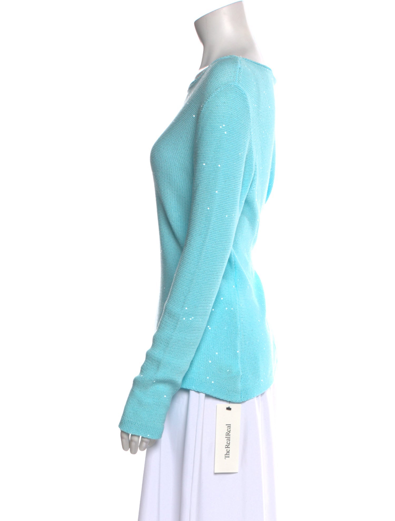 Leggiadro Bateau Neckline Sweater w/ Tags