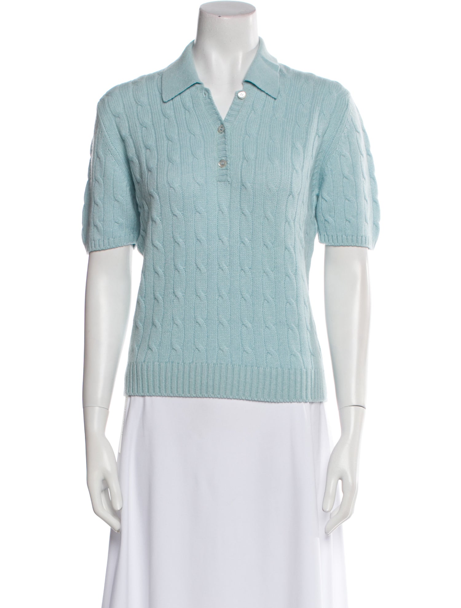 Leggiadro Cashmere V-Neck Sweater w/ Tags