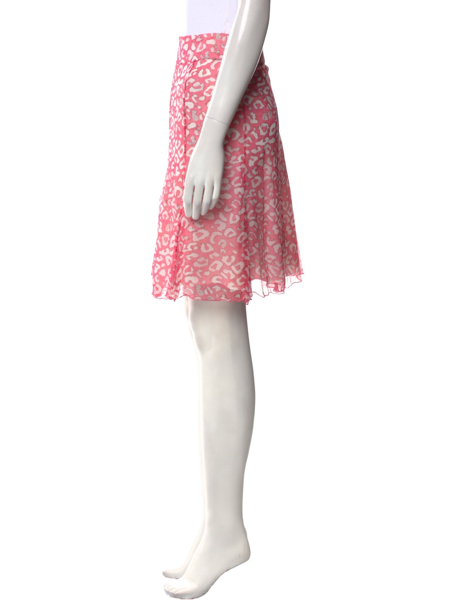 Leggiadro Silk Knee-Length Skirt w/ Tags