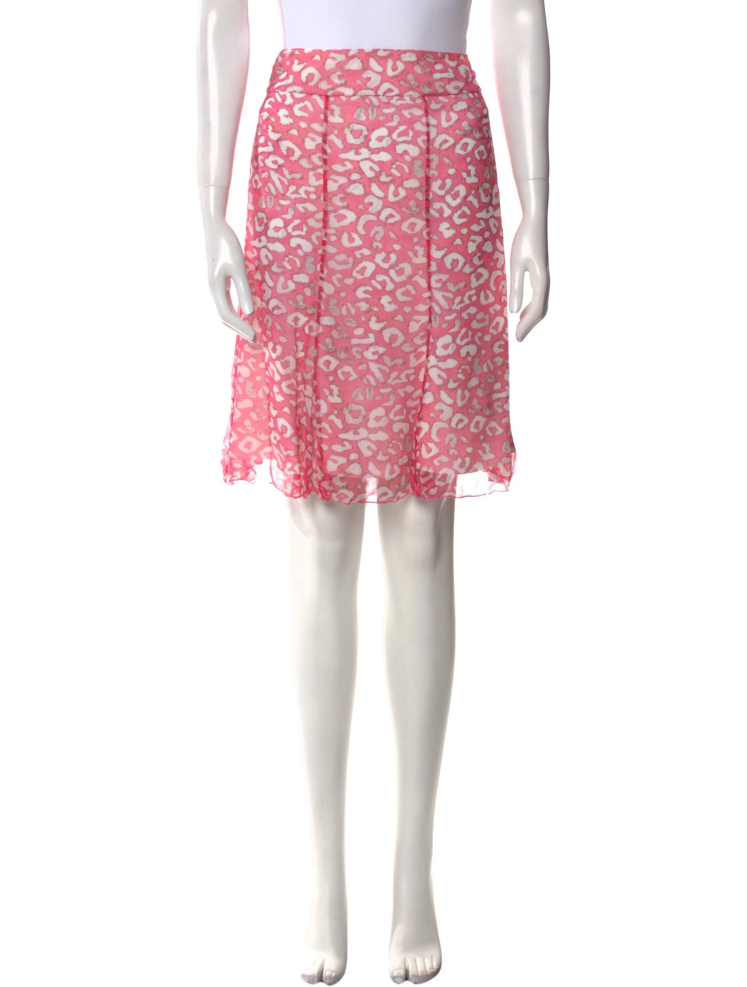 Leggiadro Printed Knee-Length Skirt w/ Tags