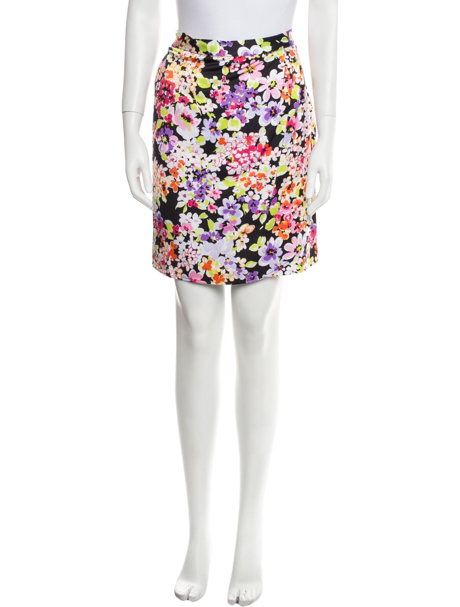 Leggiadro Floral Print Knee-Length Skirt w/ Tags