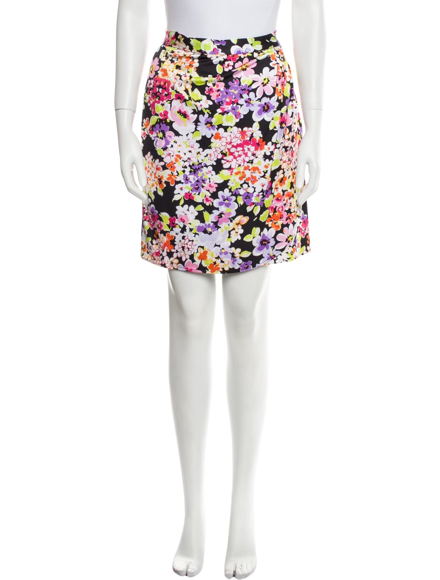 Leggiadro Floral Print Knee-Length Skirt w/ Tags