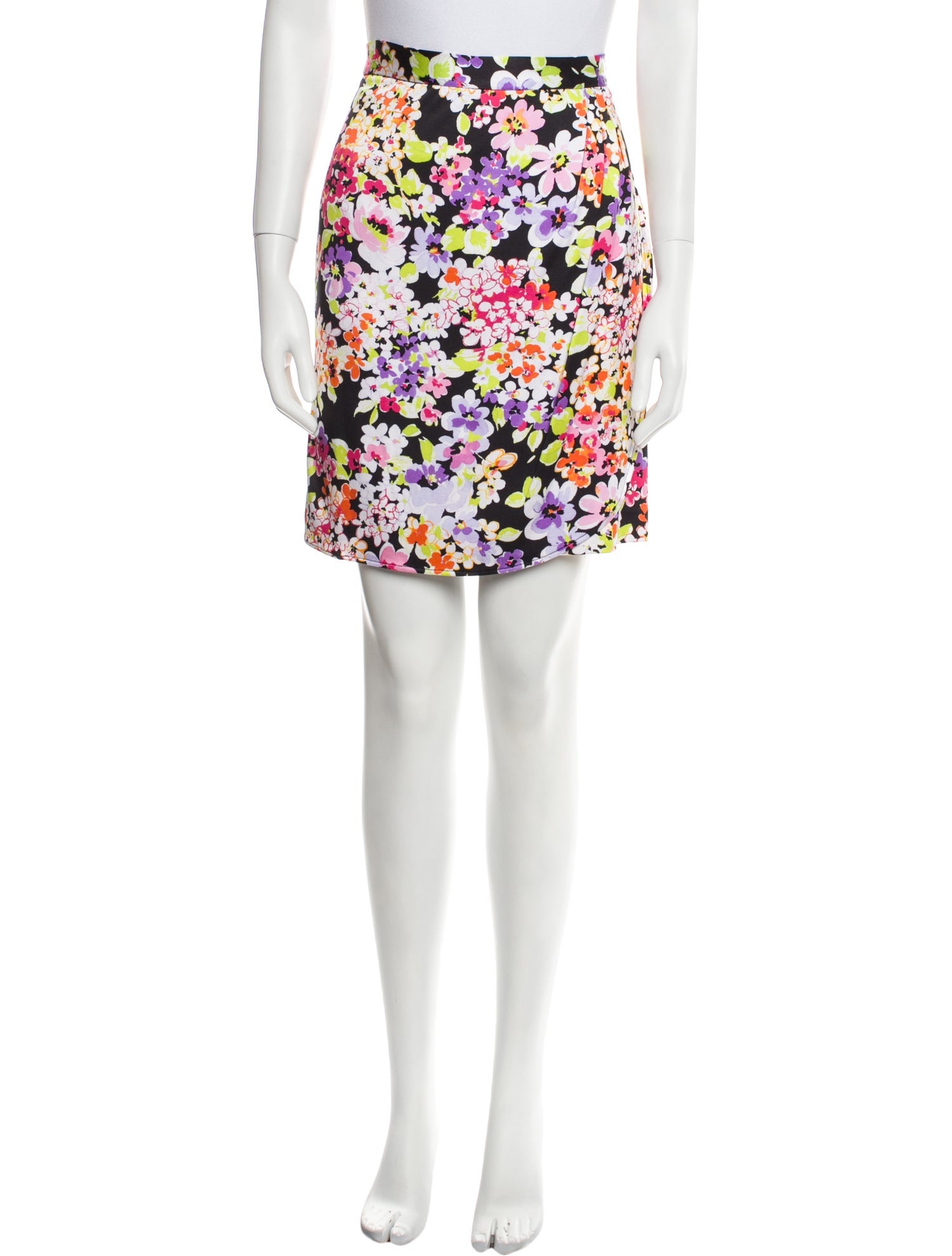 Leggiadro Floral Print Knee-Length Skirt w/ Tags