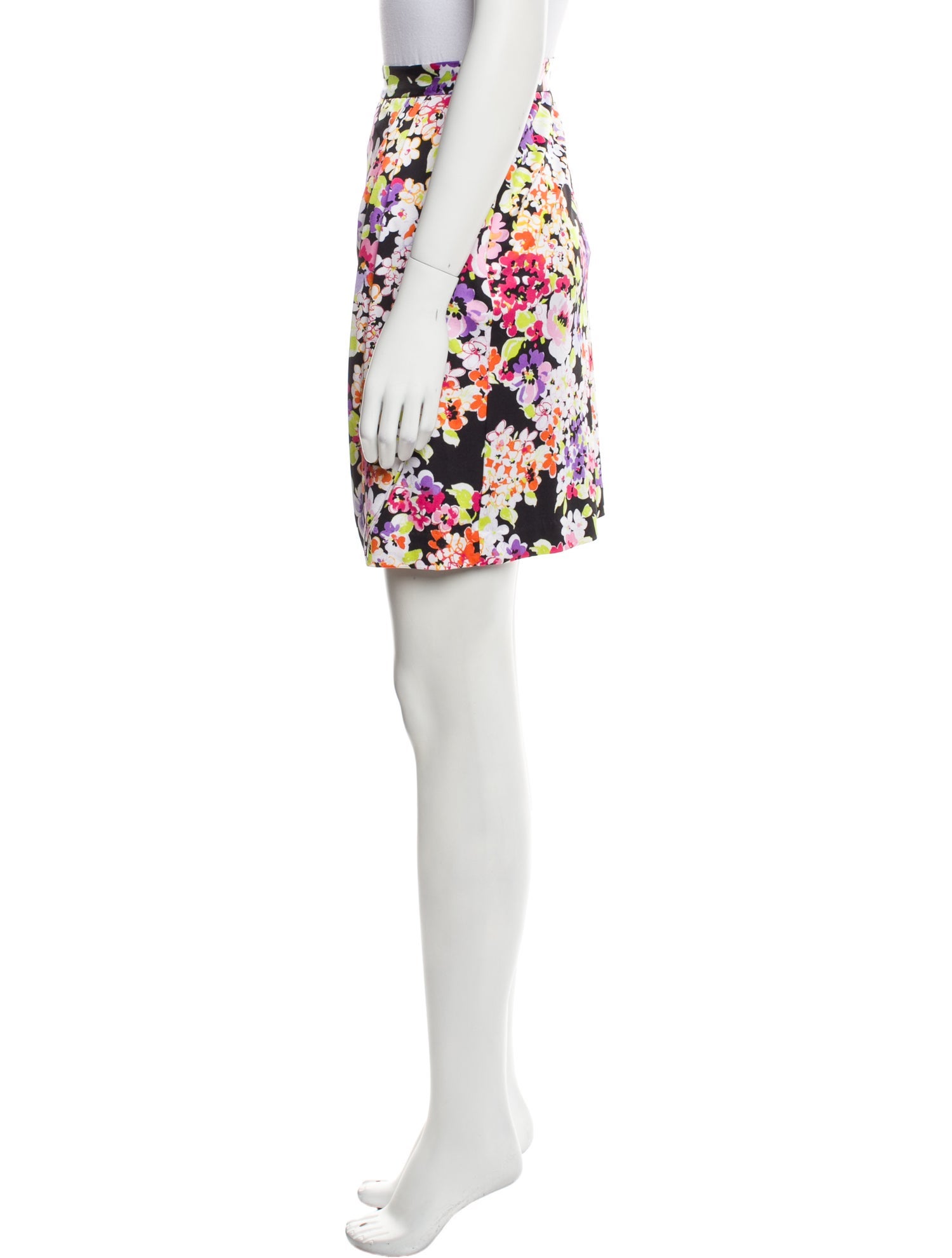 Leggiadro Floral Print Knee-Length Skirt w/ Tags