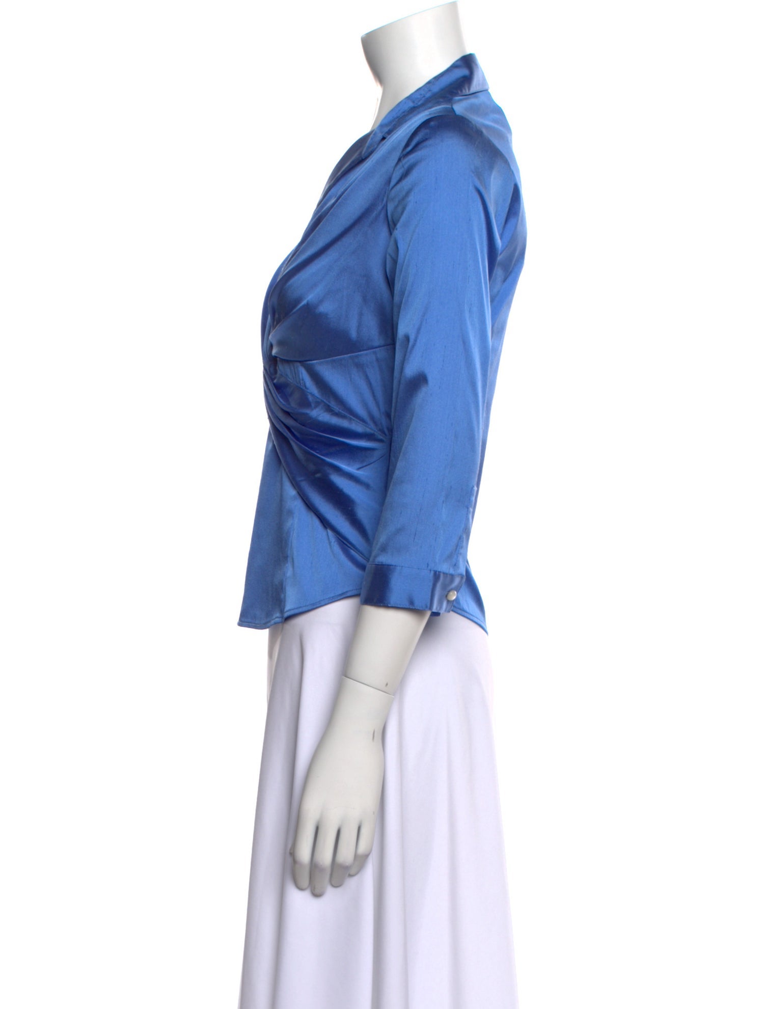 Leggiadro Silk V-Neck Polo w/ Tags