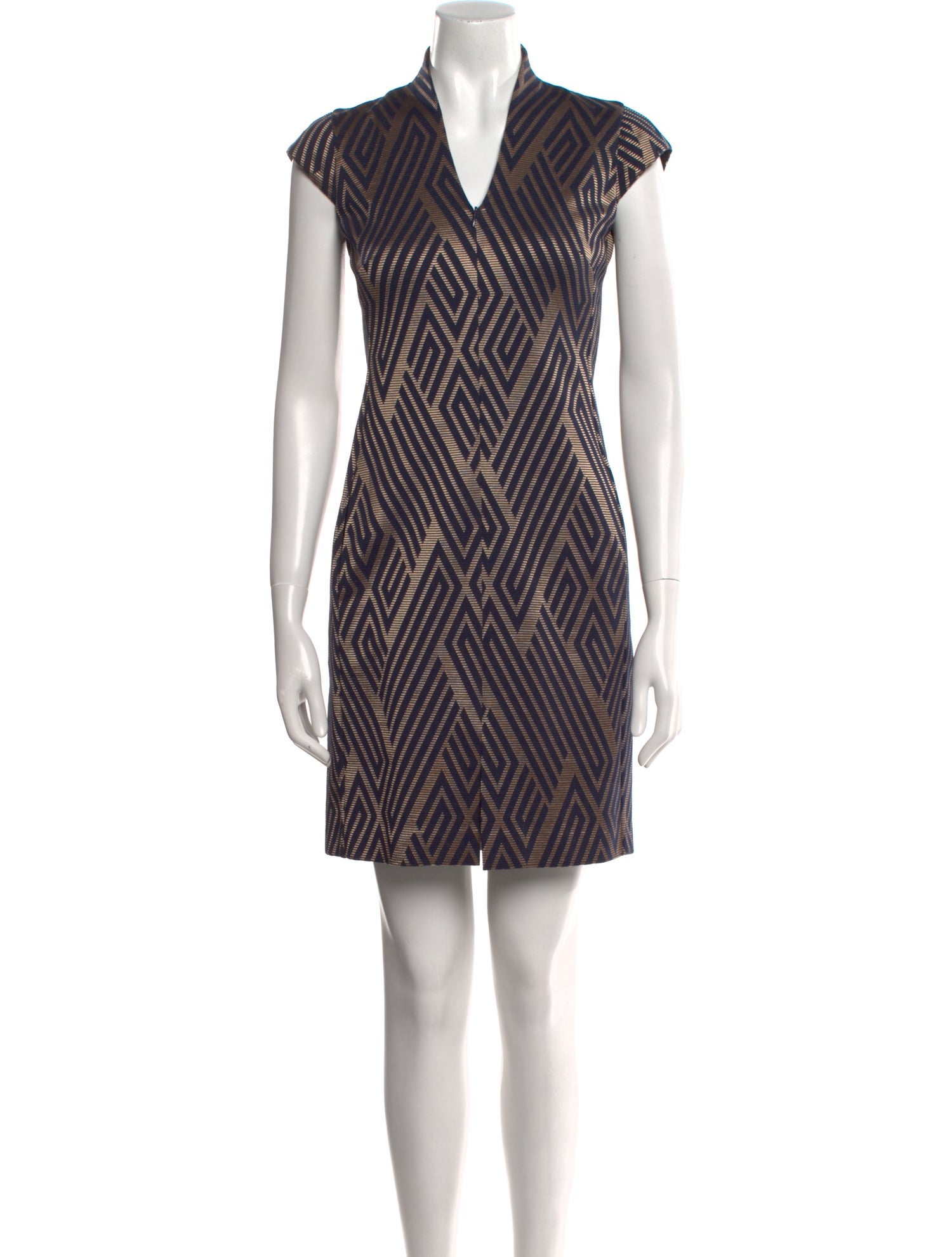 Leggiadro Printed Mini Dress w/ Tags