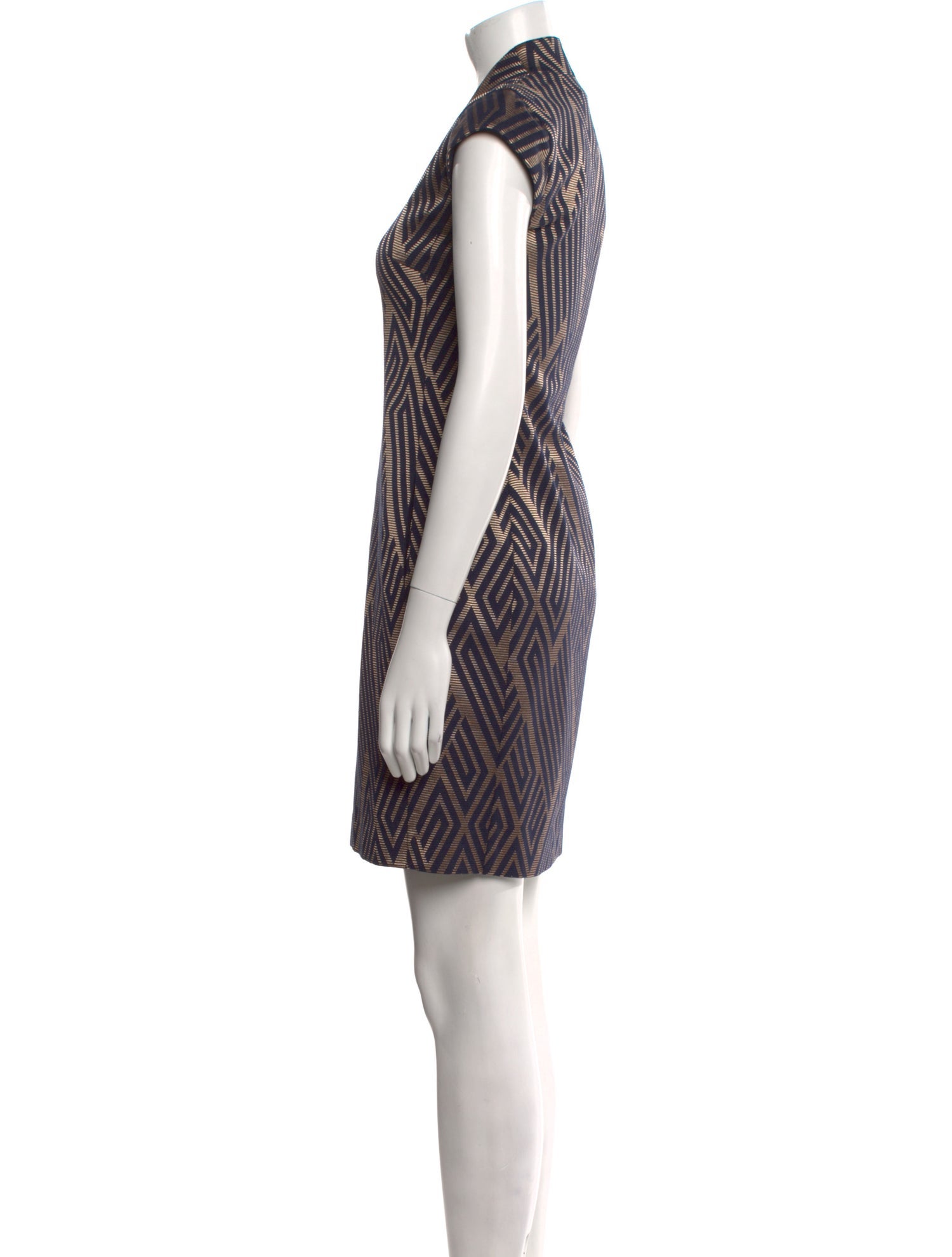 Leggiadro Printed Mini Dress w/ Tags