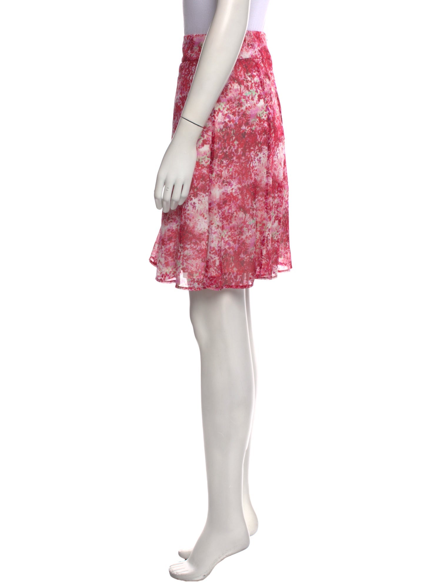 Leggiadro Silk Knee-Length Skirt w/ Tags