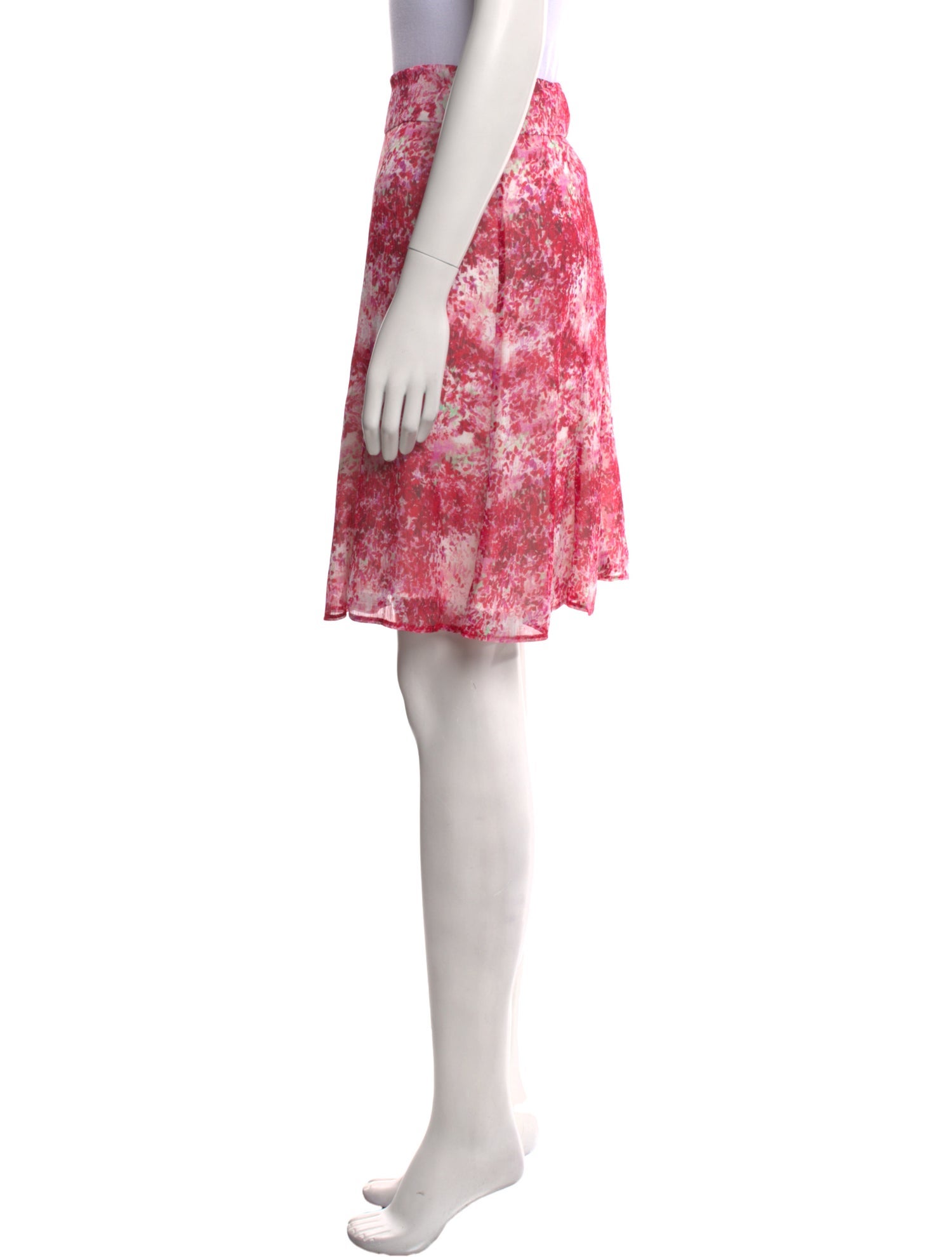 Leggiadro Silk Knee-Length Skirt w/ Tags