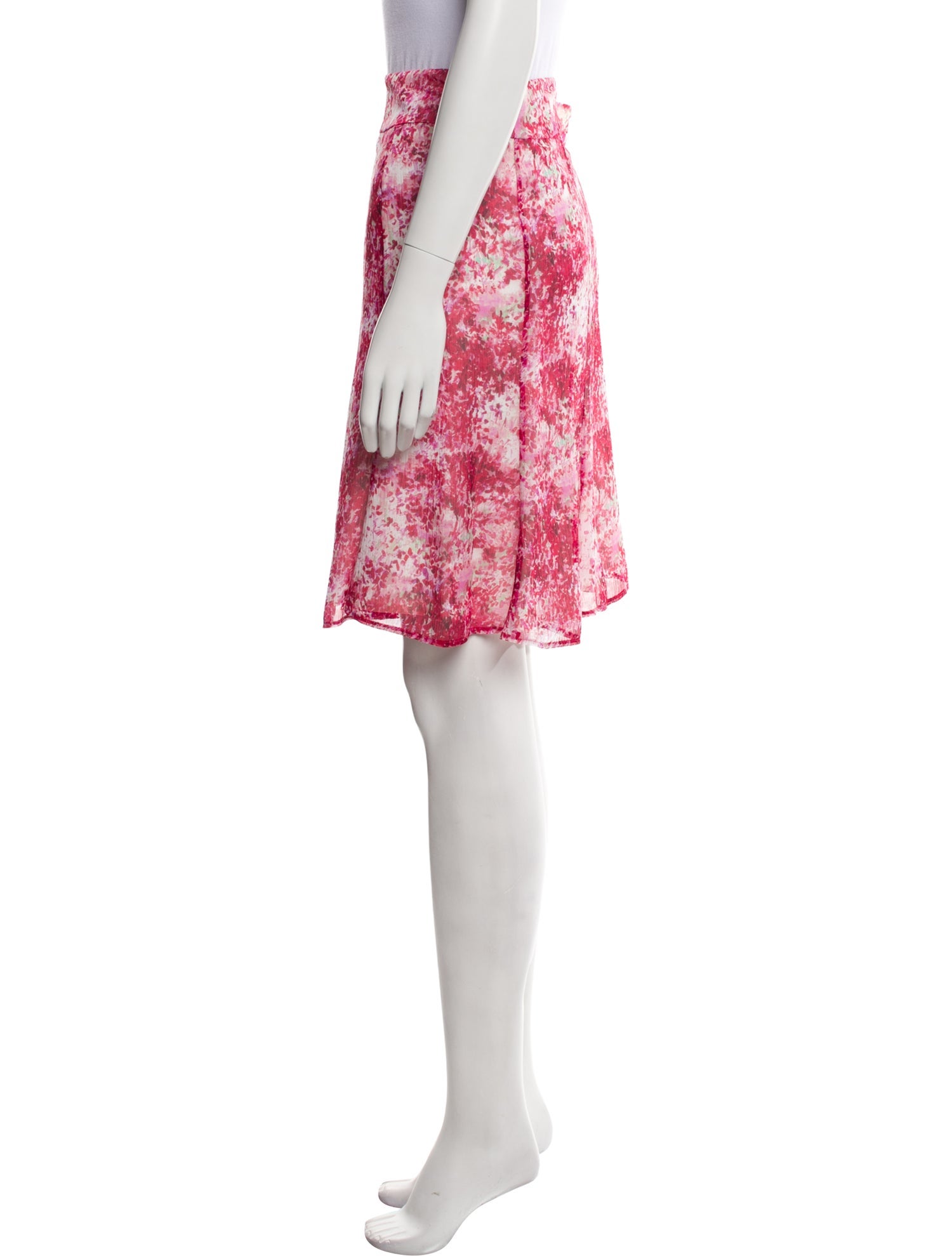 Leggiadro Silk Knee-Length Skirt w/ Tags