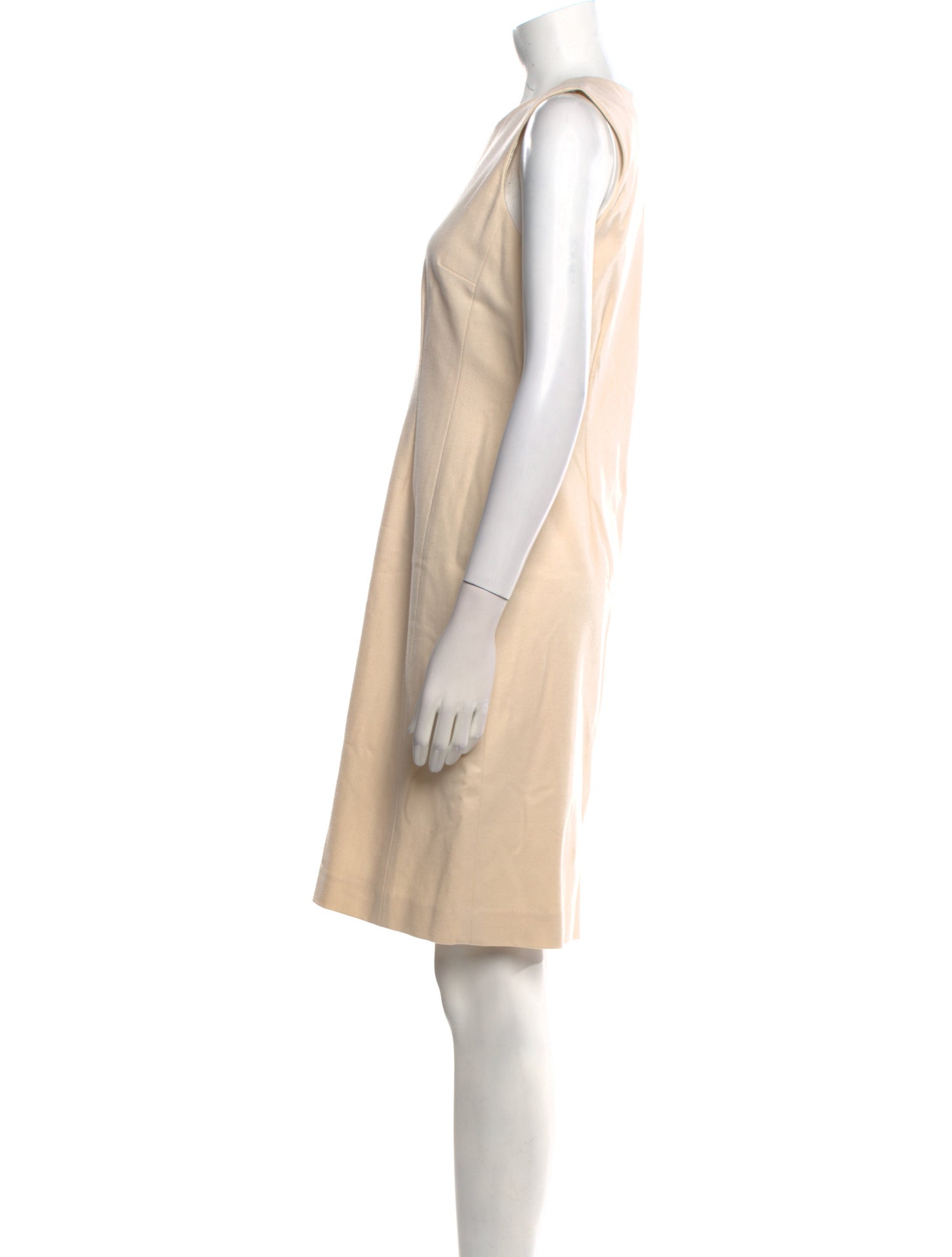 Leggiadro Silk Knee-Length Dress