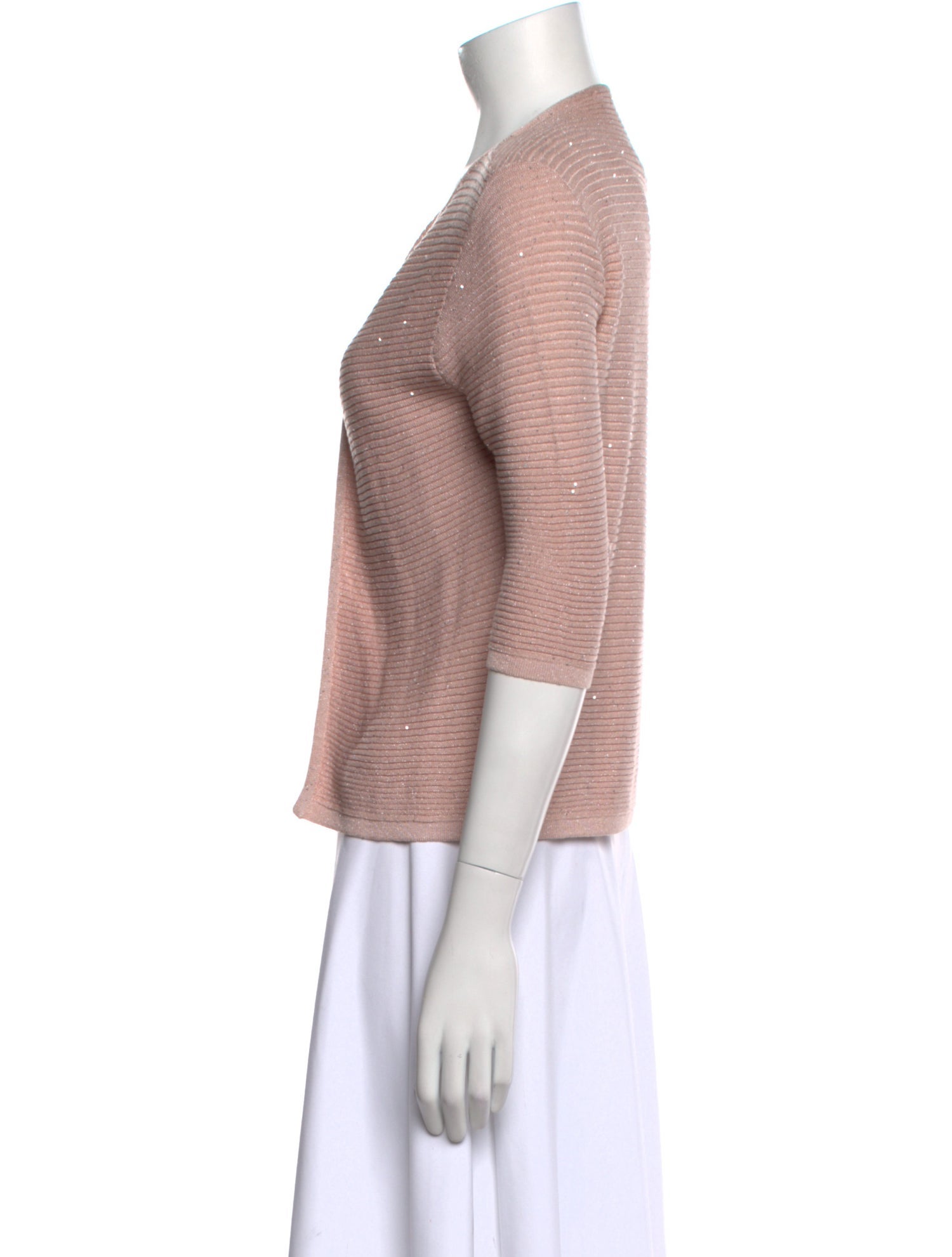 Leggiadro Silk Open Front Sweater