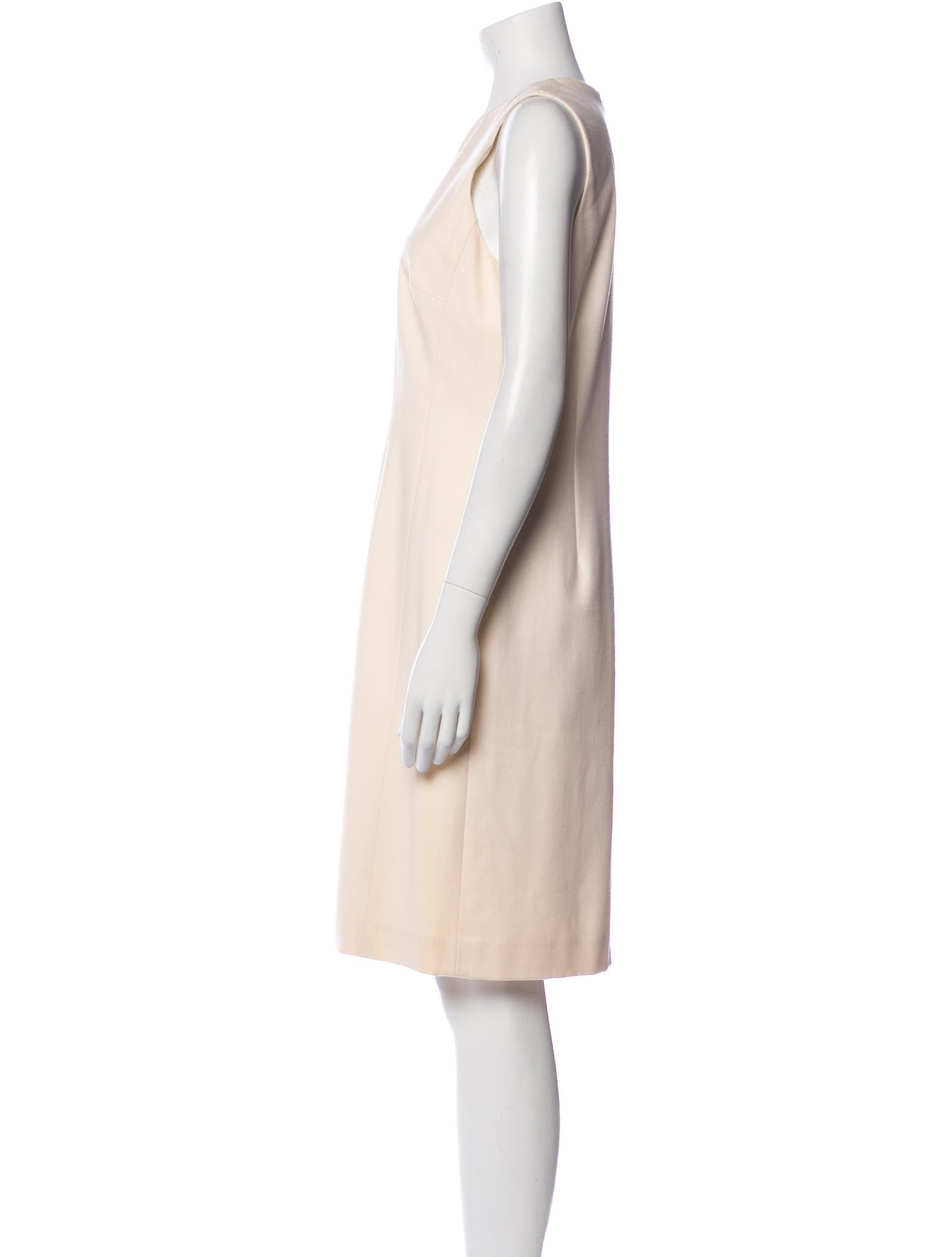Leggiadro Silk Knee-Length Dress