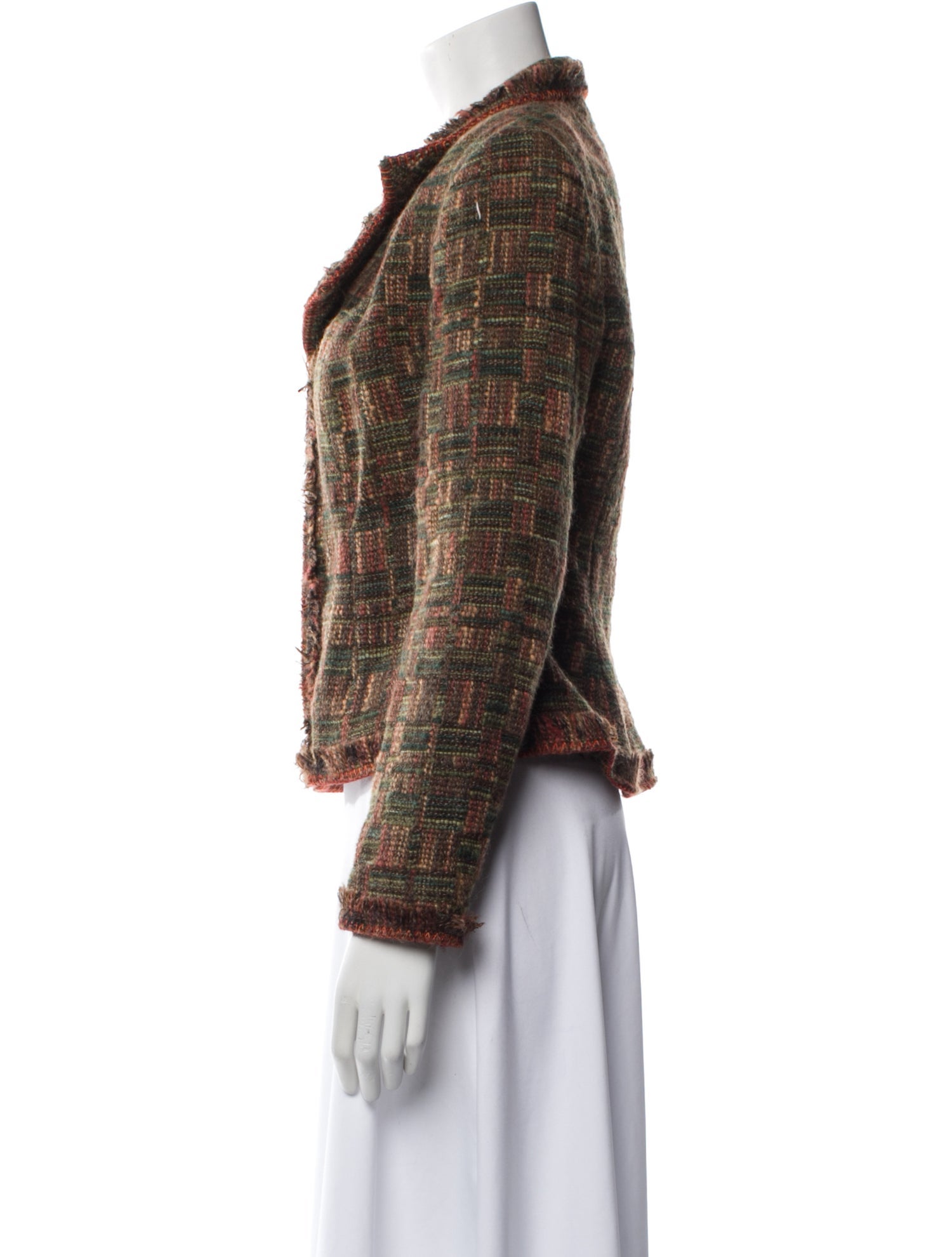Leggiadro Virgin Wool Tweed Pattern Evening Jacket