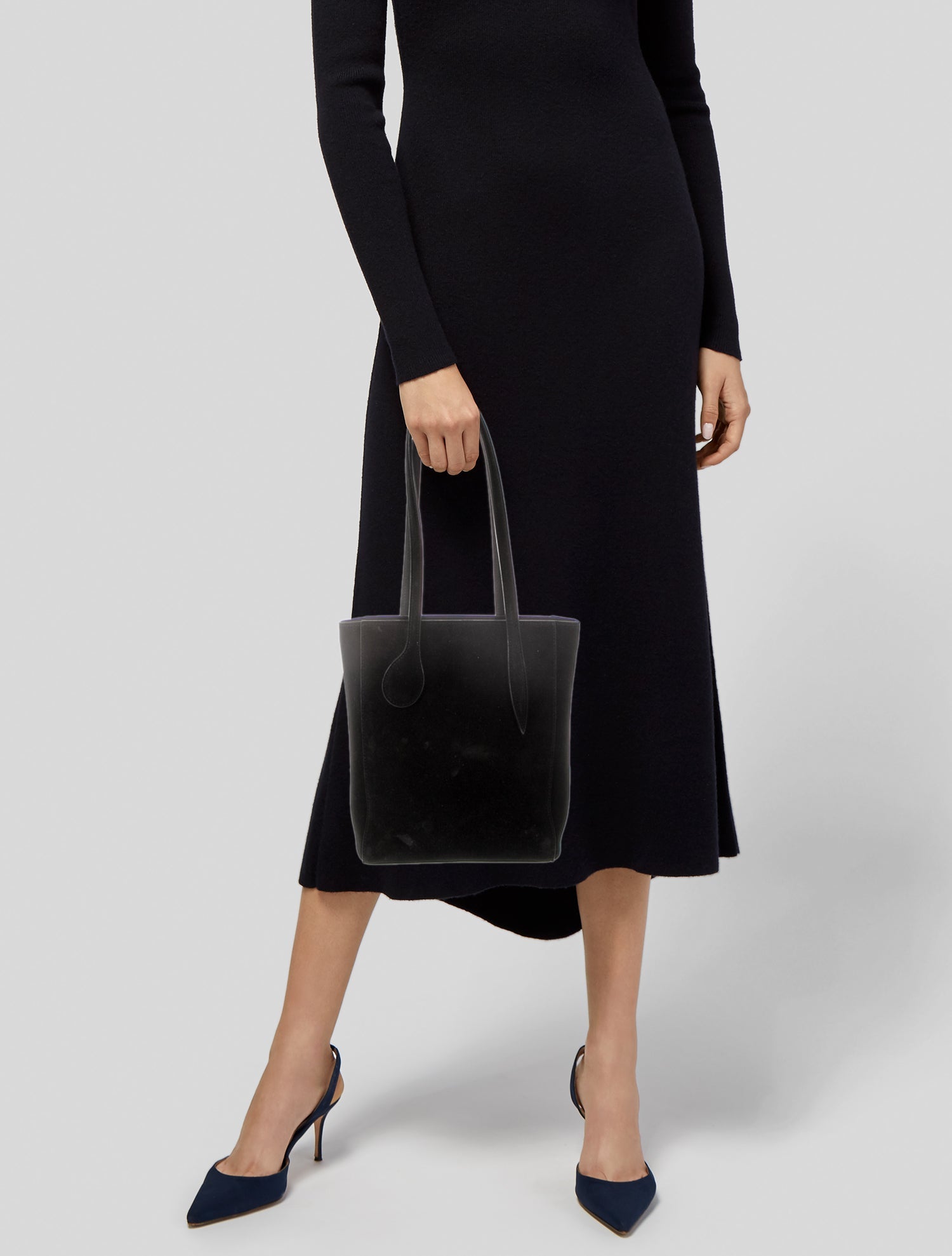 Little Liffner Suede Shoulder Bag