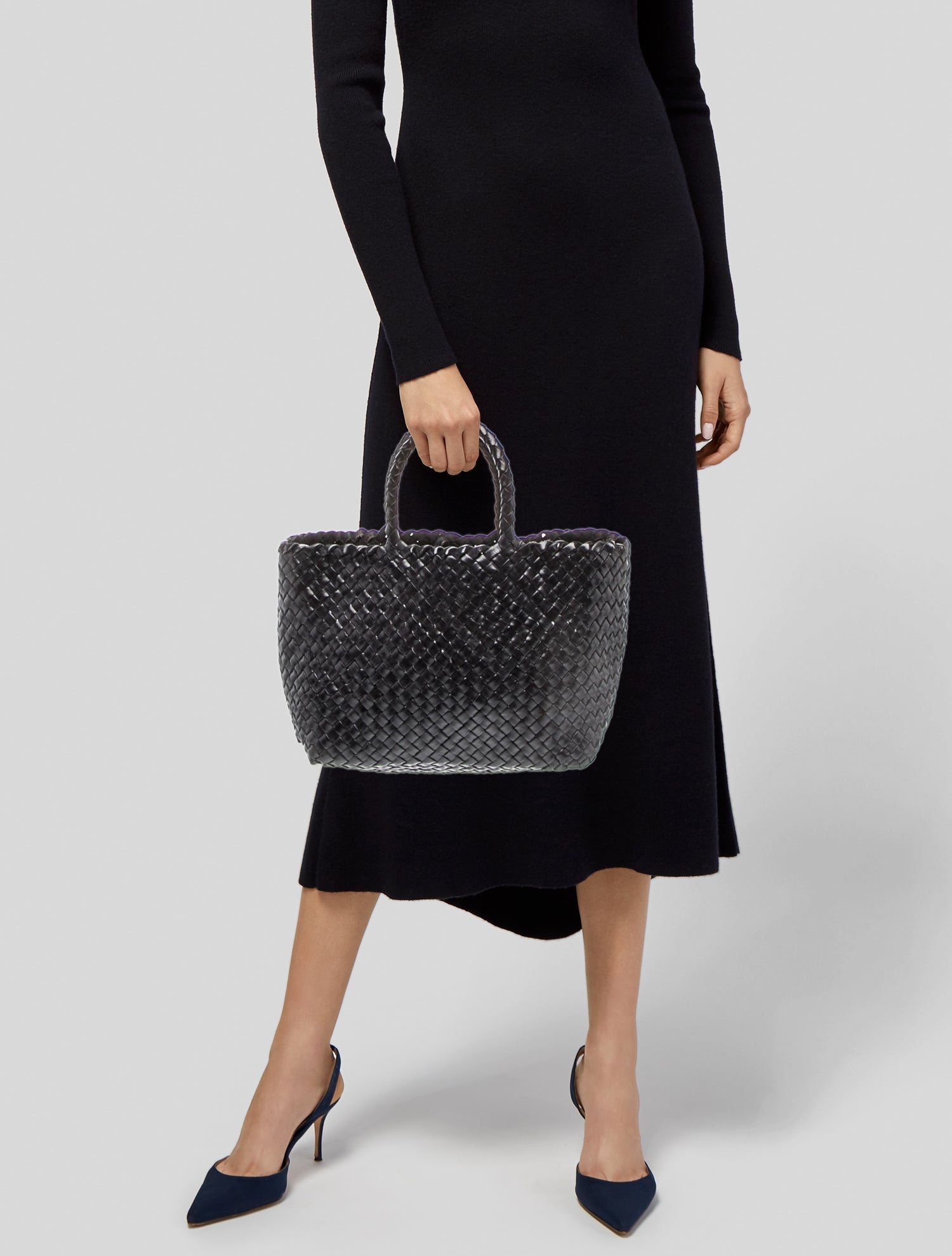 Little Liffner Leather Top Handle Bag