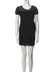 Lili Gaufrette Scoop Neck Mini Dress