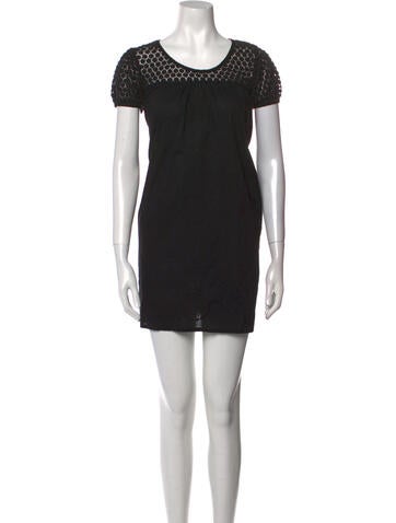 Lili Gaufrette Dresses Scoop Neck Mini Dress XS