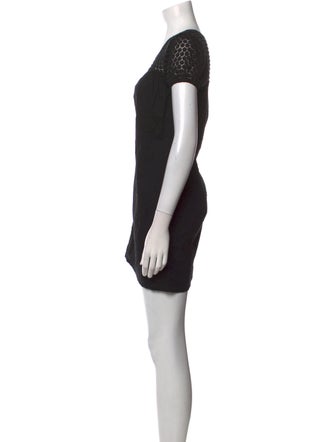 Lili Gaufrette Scoop Neck Mini Dress