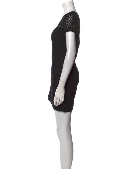 Lili Gaufrette Scoop Neck Mini Dress