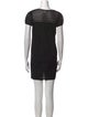 Lili Gaufrette Scoop Neck Mini Dress