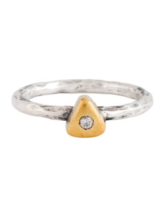 Lika Behar Two-Tone Diamond Geometry Ring