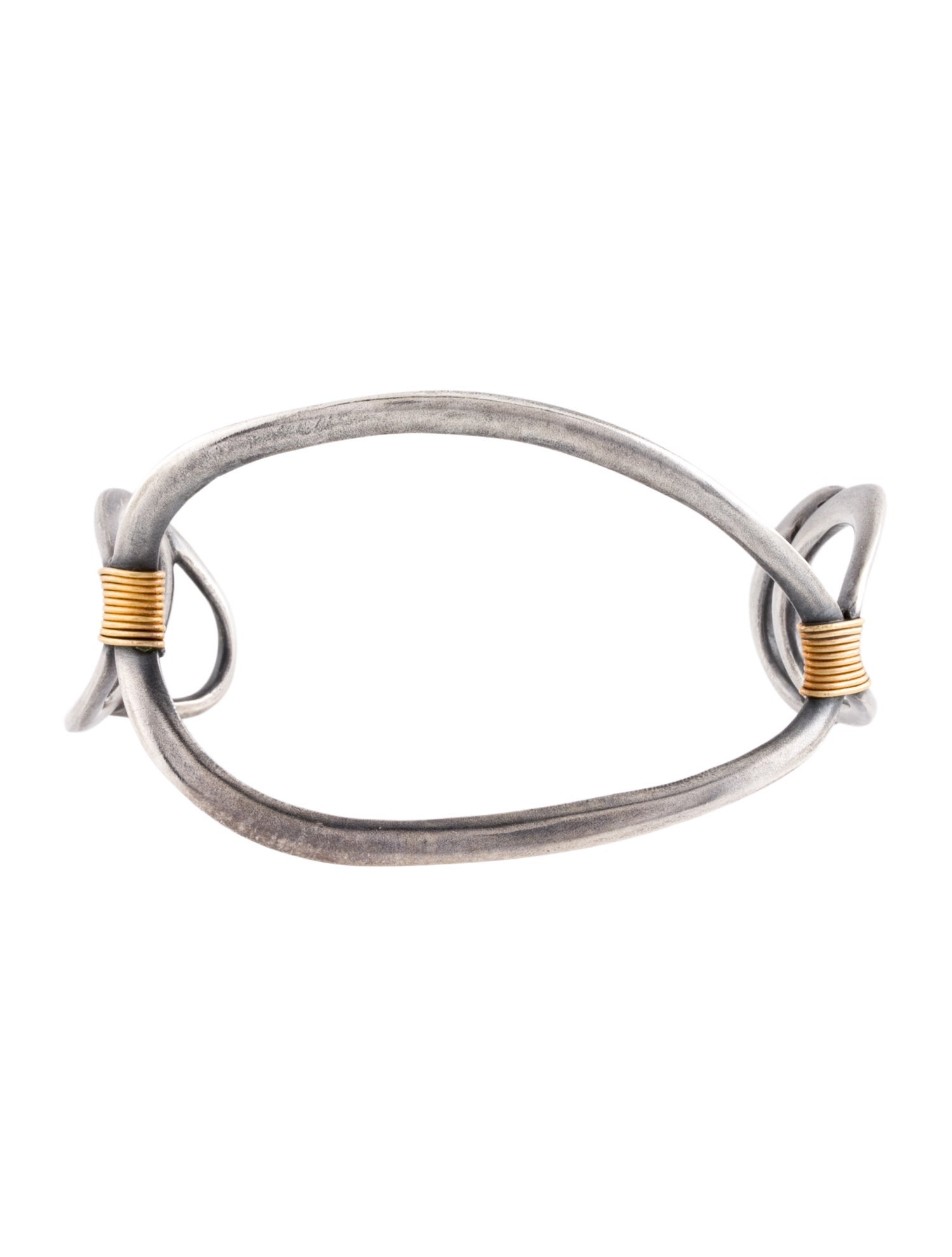 Lika Behar Two-Tone Fusion Cuff Bracelet